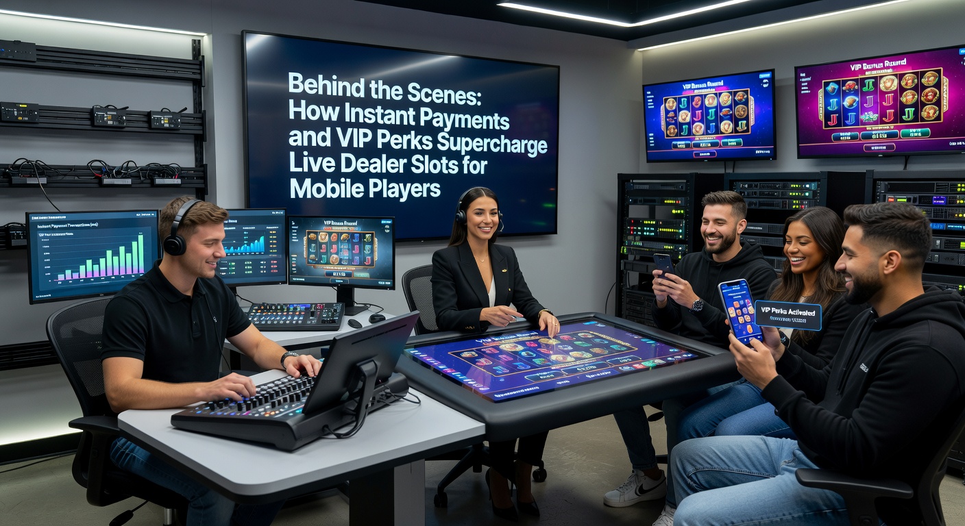 Mobile-Spieler genießen Live-Dealer-Slots mit Echtzeit-Action und blitzschnellen Zahlungen