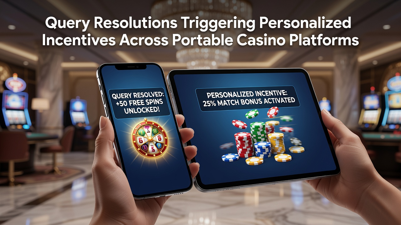 Darstellung mobiler Casino-Plattformen mit personalisierten Anreizen nach Anfragebearbeitung