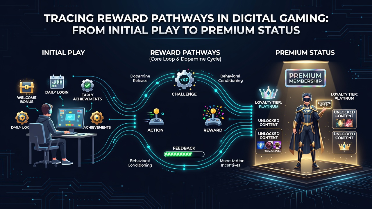 Visualisierung gestaffelter Belohnungssysteme mit Fokus auf mittlere und höhere Stufen im digitalen Gaming